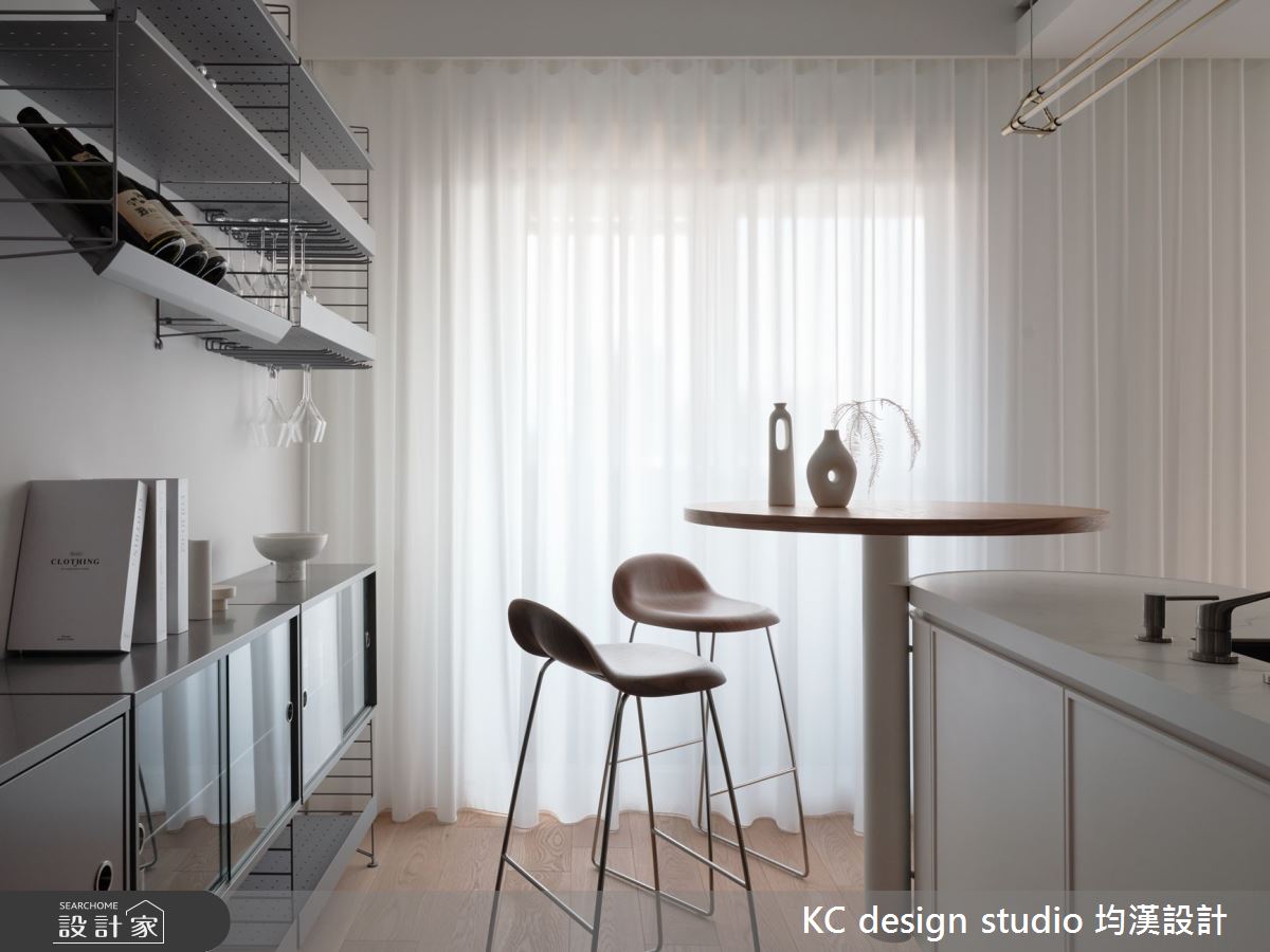 12坪毛胚屋＿北歐風餐廳中島案例圖片＿KC design studio 均漢設計＿KC_49敦南E宅之4