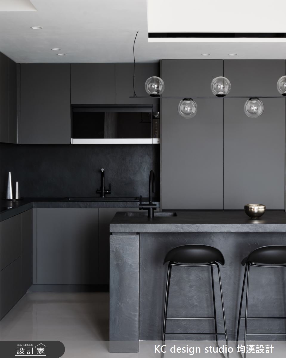 22坪毛胚屋＿現代風廚房吧檯中島案例圖片＿KC design studio 均漢設計＿KC_51民權游宅之3