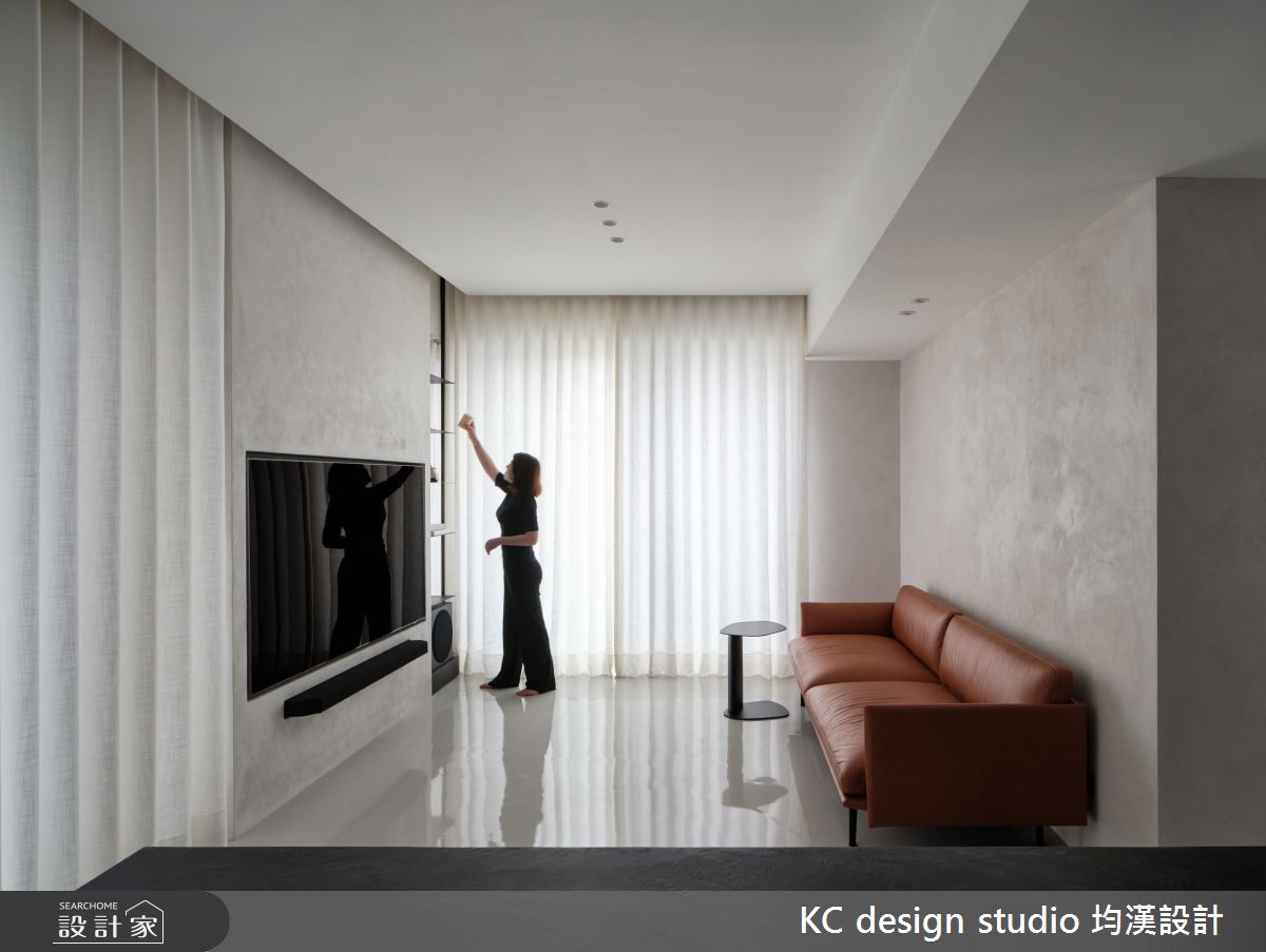 22坪毛胚屋＿現代風客廳案例圖片＿KC design studio 均漢設計＿KC_51民權游宅之8