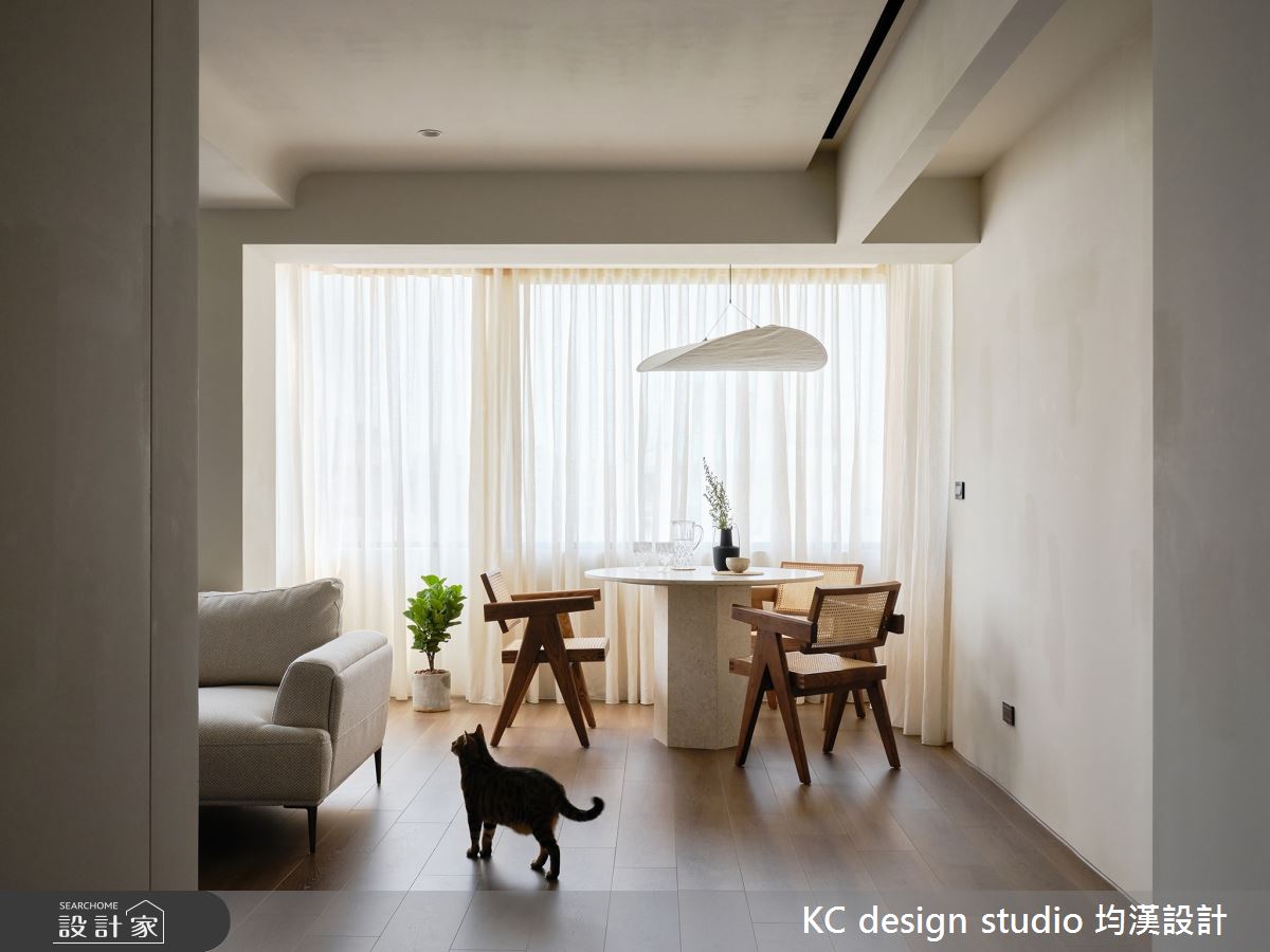 22坪中古屋(5~15年)＿北歐風客廳餐廳案例圖片＿KC design studio 均漢設計＿KC_53大直黃宅之1