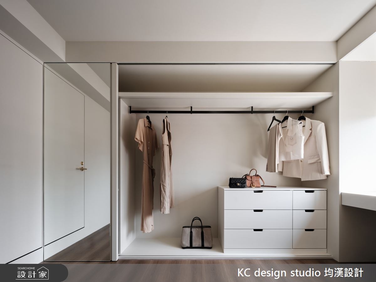 22坪中古屋(5~15年)＿北歐風更衣間案例圖片＿KC design studio 均漢設計＿KC_53大直黃宅之7
