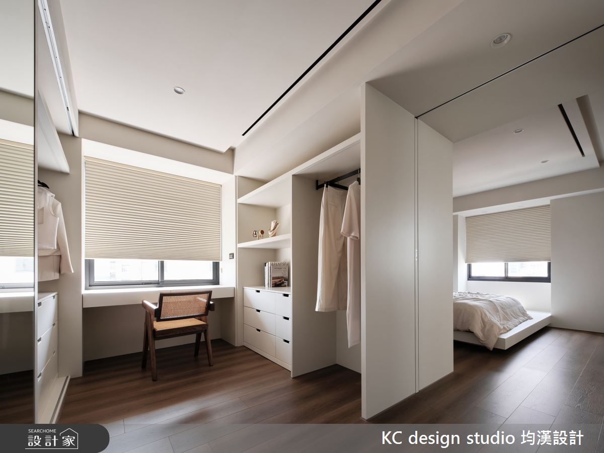 22坪中古屋(5~15年)＿北歐風臥室更衣間案例圖片＿KC design studio 均漢設計＿KC_53大直黃宅之6428