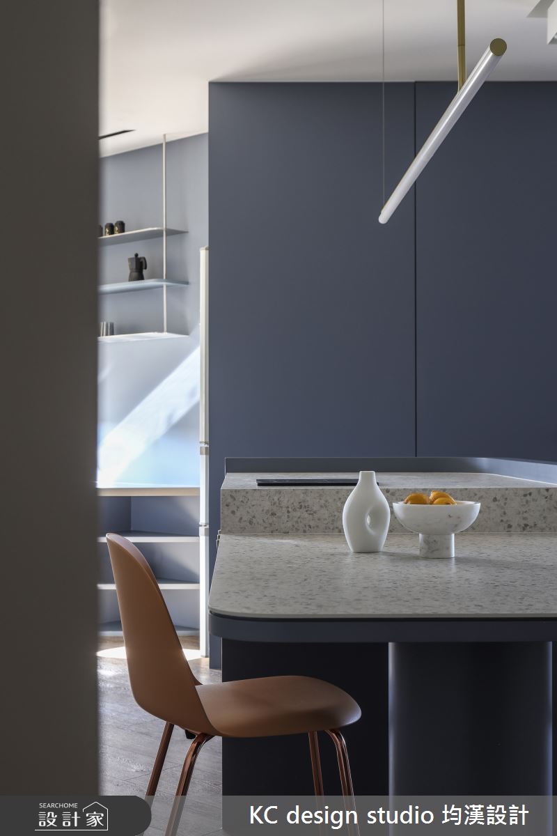20坪新成屋(5年以下)＿簡約北歐風餐廳中島案例圖片＿KC design studio 均漢設計＿KC_54南港曾宅之6