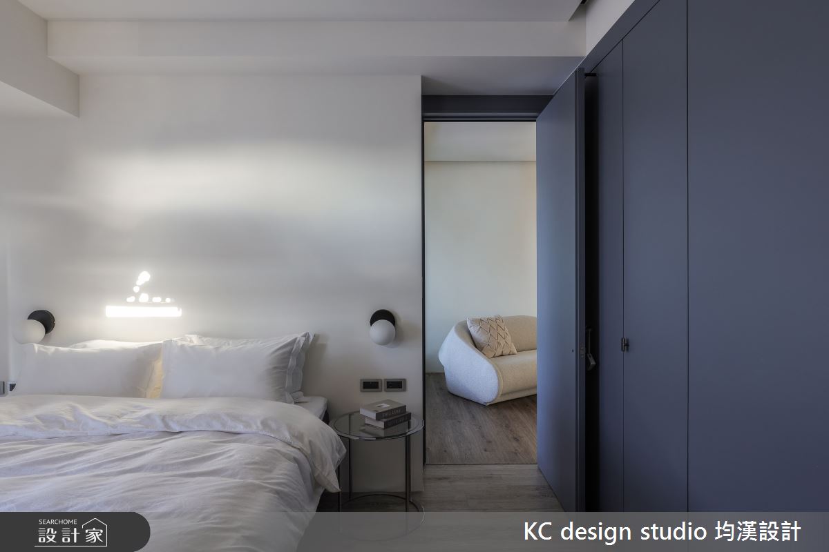 20坪新成屋(5年以下)＿簡約北歐風客廳臥室案例圖片＿KC design studio 均漢設計＿KC_54南港曾宅之11