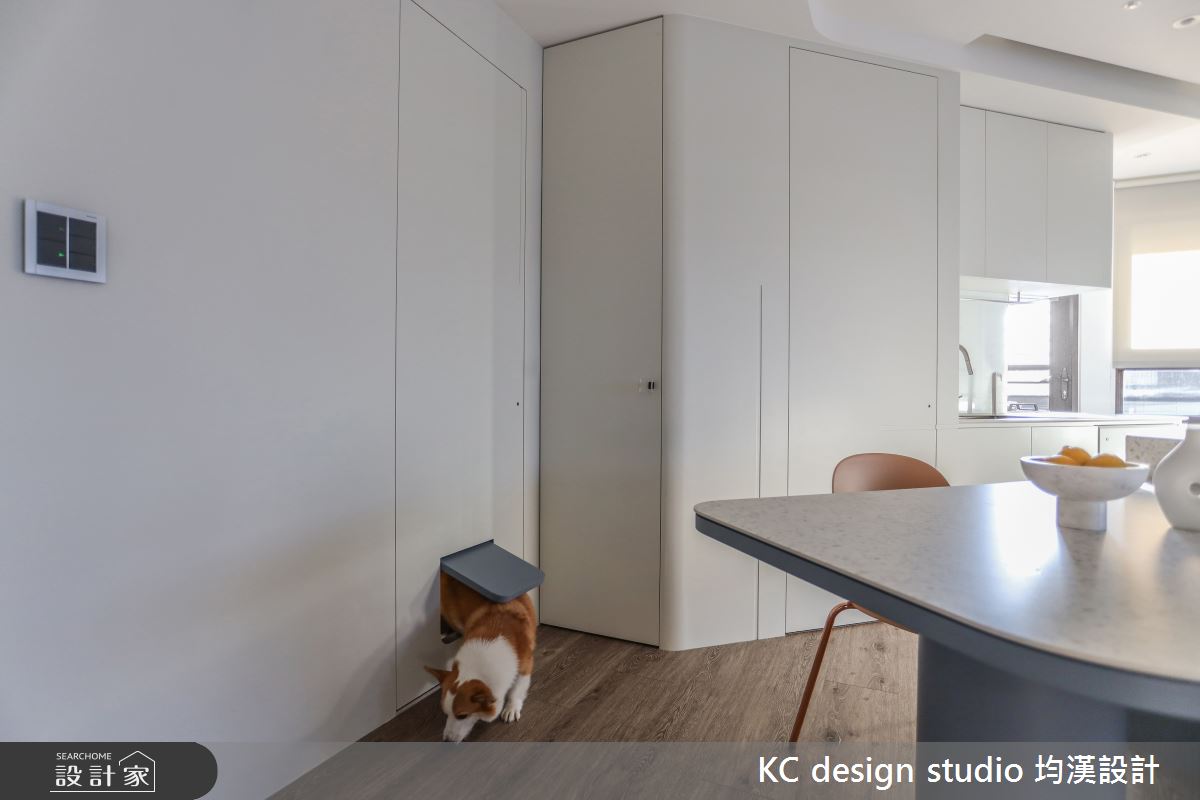 20坪新成屋(5年以下)＿簡約北歐風餐廳廚房寵物案例圖片＿KC design studio 均漢設計＿KC_54南港曾宅之10