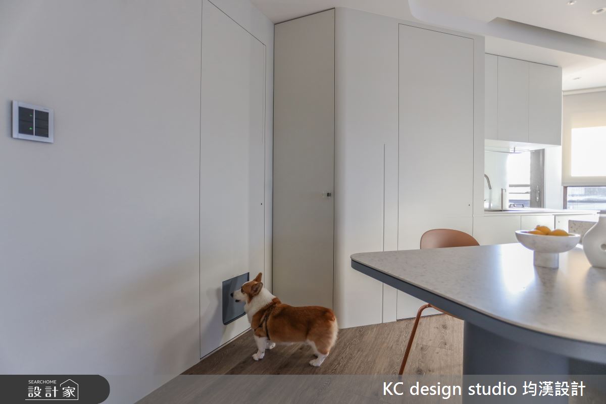 20坪新成屋(5年以下)＿簡約北歐風餐廳廚房寵物案例圖片＿KC design studio 均漢設計＿KC_54南港曾宅之9