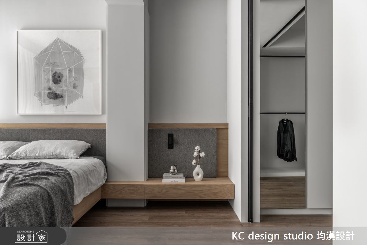 65坪中古屋(5~15年)＿現代風臥室更衣間案例圖片＿KC design studio 均漢設計＿KC_55新店林宅之3