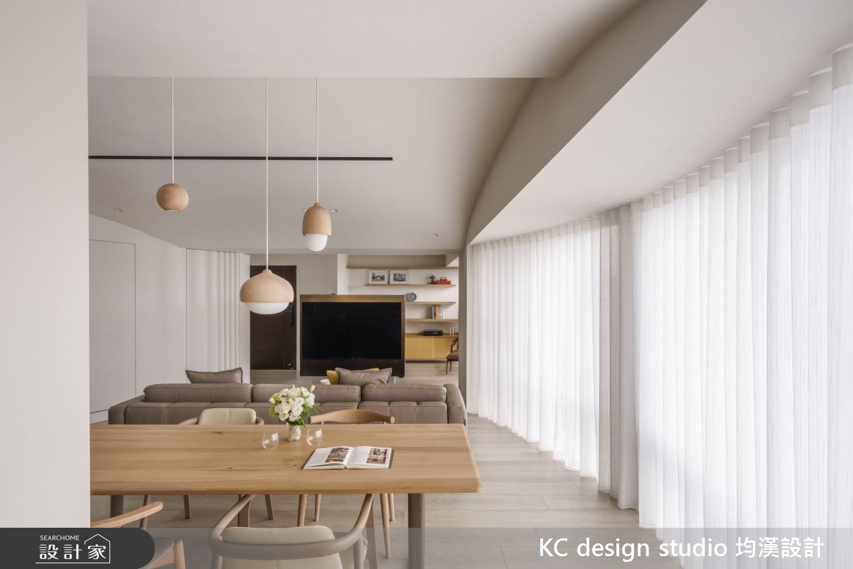 27坪中古屋(5~15年)＿現代北歐風客廳餐廳書房案例圖片＿KC design studio 均漢設計＿KC_56永和陳宅之8