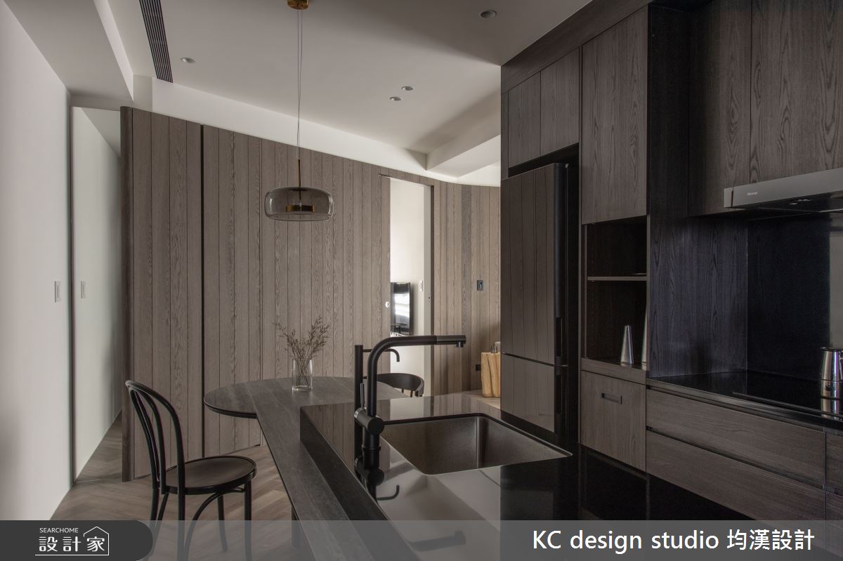 19坪新成屋(5年以下)＿現代風餐廳中島案例圖片＿KC design studio 均漢設計＿KC_59中和林宅之4