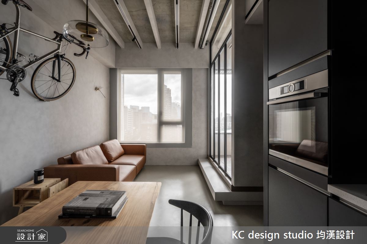 14坪預售屋＿混搭風客廳餐廳廚房案例圖片＿KC design studio 均漢設計＿KC_61南港江宅之4