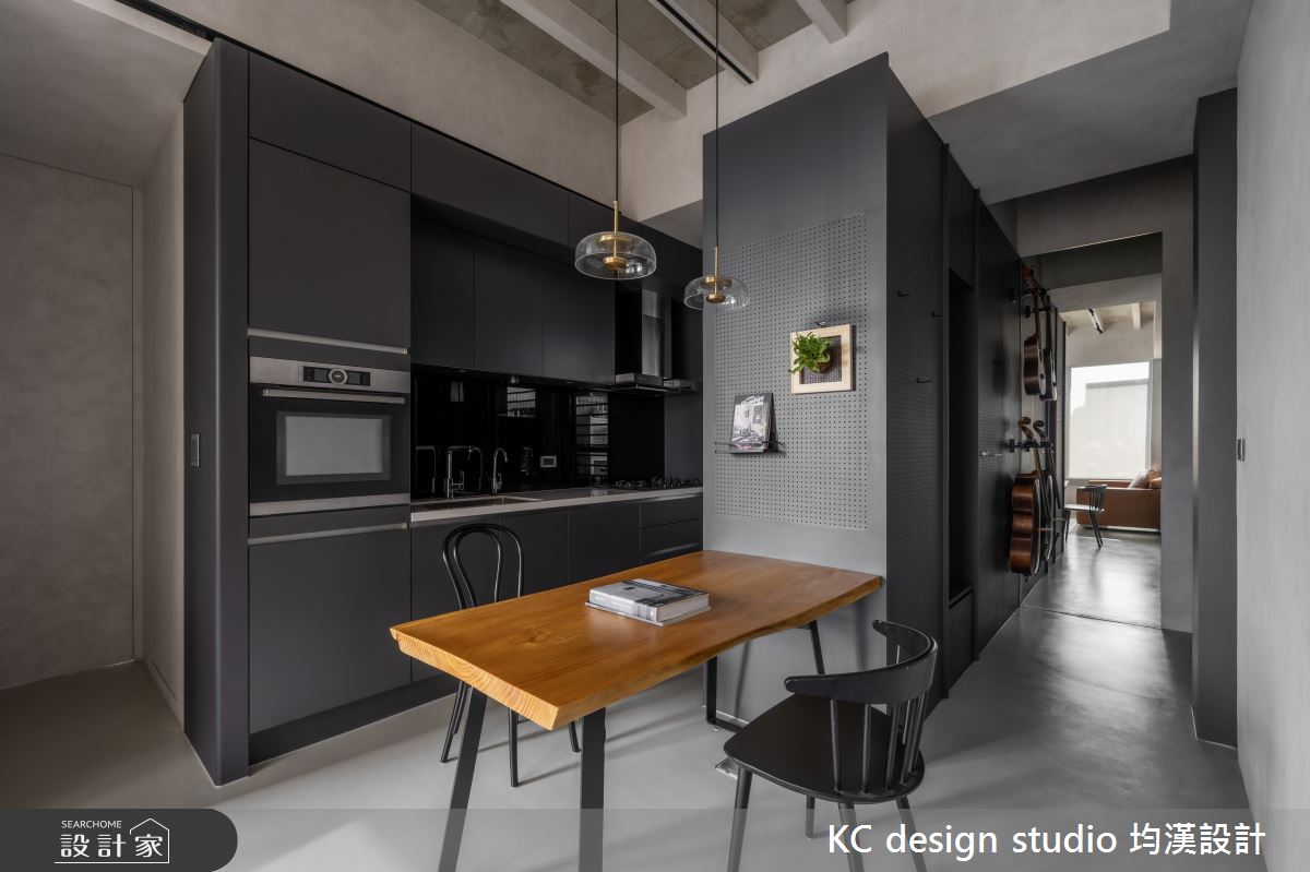 14坪預售屋＿混搭風玄關餐廳廚房案例圖片＿KC design studio 均漢設計＿KC_61南港江宅之6