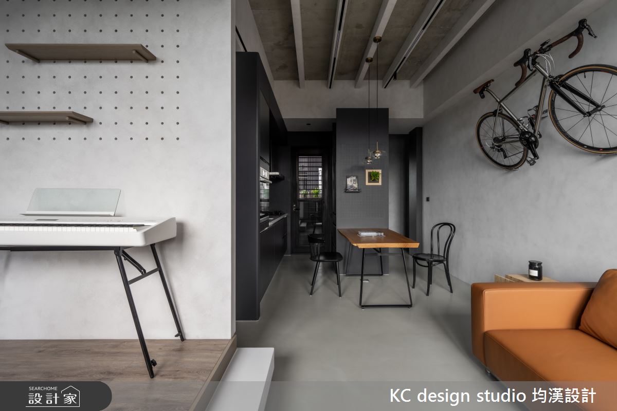 14坪預售屋＿混搭風客廳餐廳廚房多功能室案例圖片＿KC design studio 均漢設計＿KC_61南港江宅之8