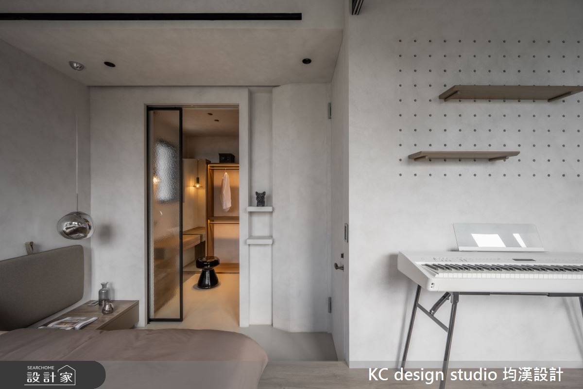 14坪預售屋＿混搭風臥室更衣間多功能室案例圖片＿KC design studio 均漢設計＿KC_61南港江宅之16