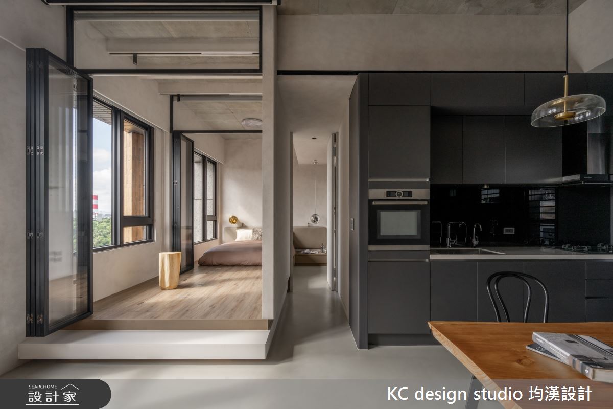 14坪預售屋＿混搭風客廳餐廳廚房臥室多功能室案例圖片＿KC design studio 均漢設計＿KC_61南港江宅之19