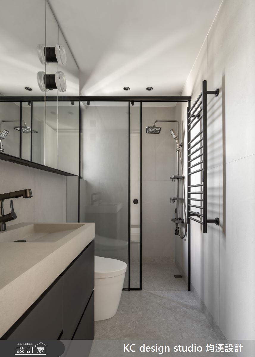 14坪預售屋＿混搭風浴室案例圖片＿KC design studio 均漢設計＿KC_61南港江宅之24