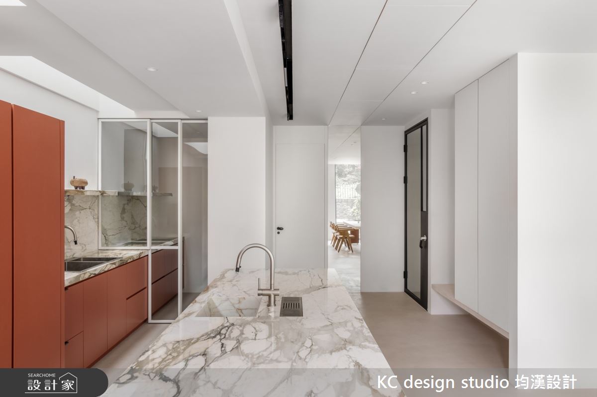70坪老屋(16~30年)＿簡約風廚房吧檯中島案例圖片＿KC design studio 均漢設計＿KC_64林口朱宅之4