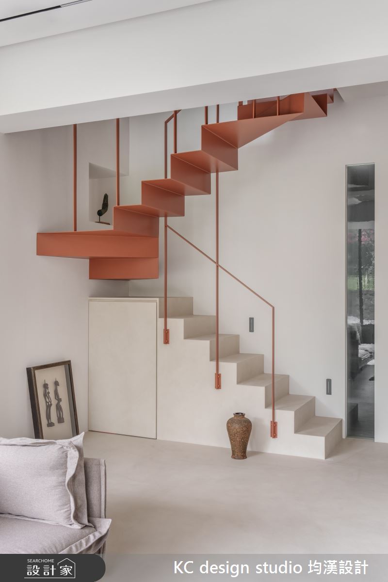 70坪老屋(16~30年)＿簡約風樓梯案例圖片＿KC design studio 均漢設計＿KC_64林口朱宅之12