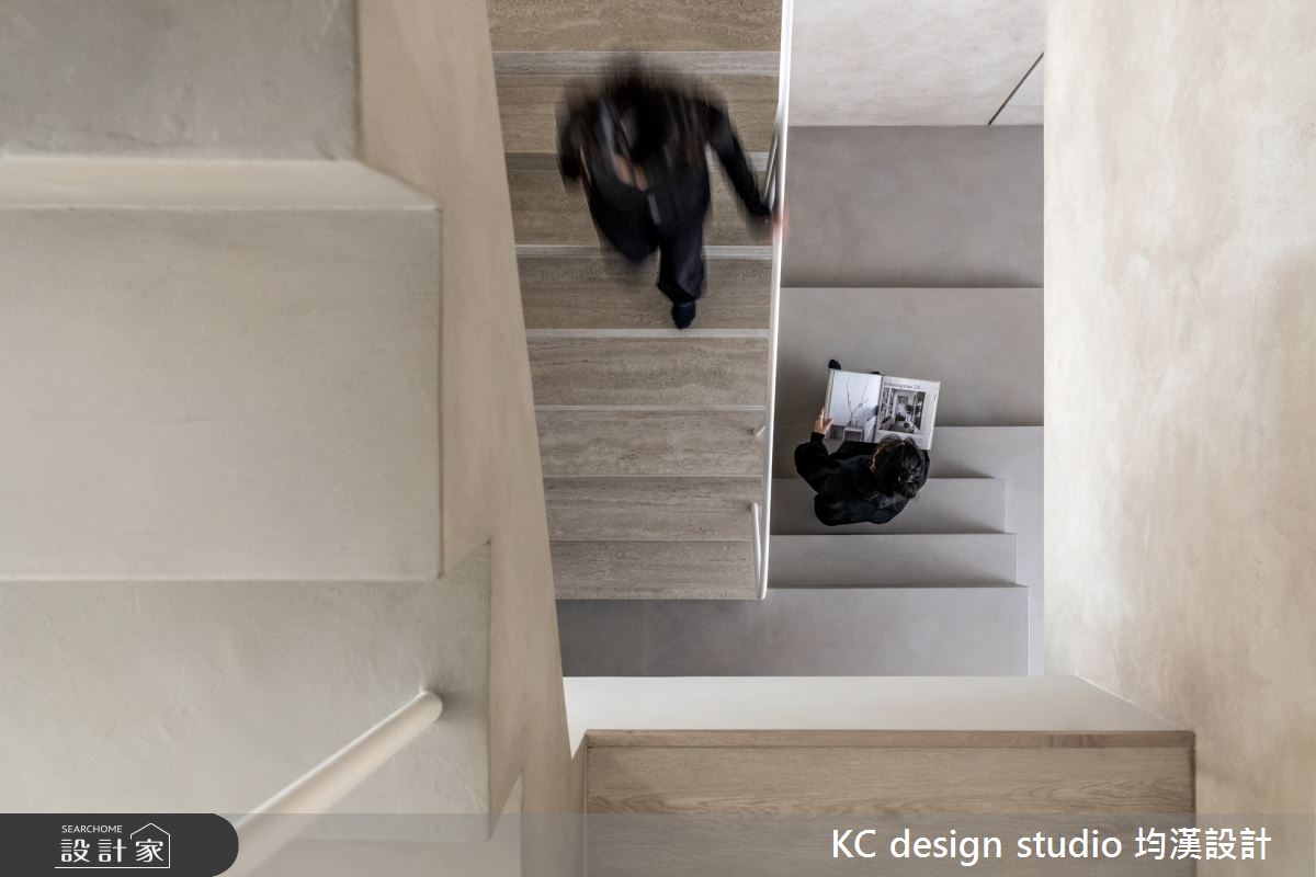 100坪新古屋(10年以下)＿現代風樓梯案例圖片＿KC design studio 均漢設計＿KC_65新竹呂宅之9