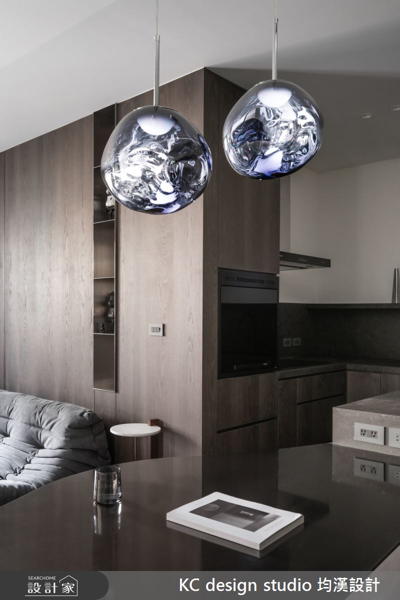 17坪預售屋＿混搭風客廳餐廳廚房中島案例圖片＿KC design studio 均漢設計＿KC_66新莊楊宅之6