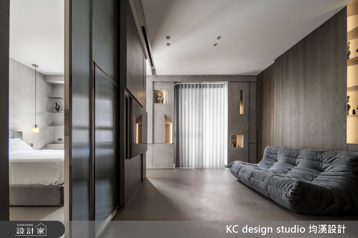 17坪預售屋＿混搭風客廳臥室案例圖片＿KC design studio 均漢設計＿KC_66新莊楊宅之10