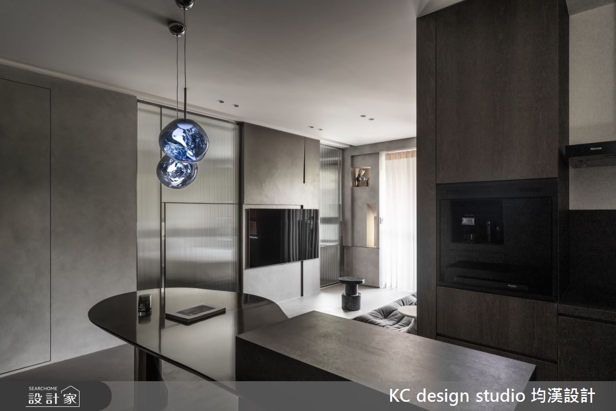 17坪預售屋＿混搭風客廳餐廳中島案例圖片＿KC design studio 均漢設計＿KC_66新莊楊宅之8
