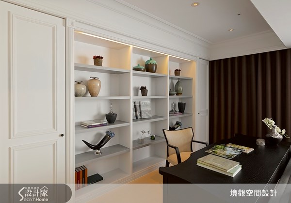 45坪老屋(16~30年)＿新古典書房案例圖片＿境觀空間設計＿境觀_02之8