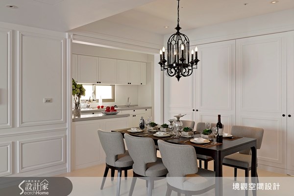 45坪老屋(16~30年)＿新古典餐廳廚房案例圖片＿境觀空間設計＿境觀_02之6