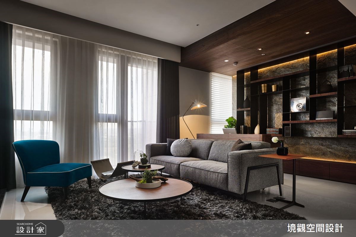 28坪新成屋(5年以下)＿現代風客廳書房案例圖片＿境觀空間設計＿境觀_10之2