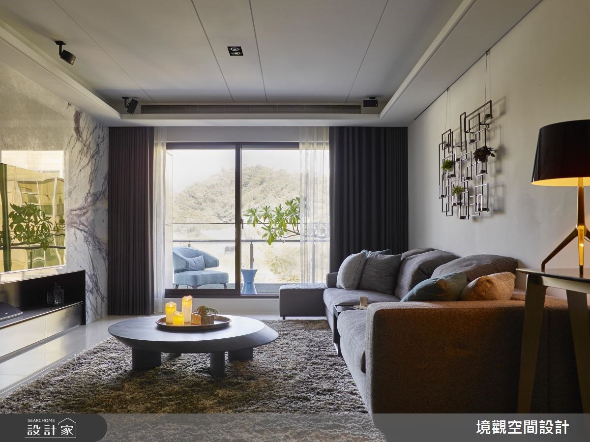 40坪新成屋(5年以下)＿現代風客廳案例圖片＿境觀空間設計＿境觀_11之10