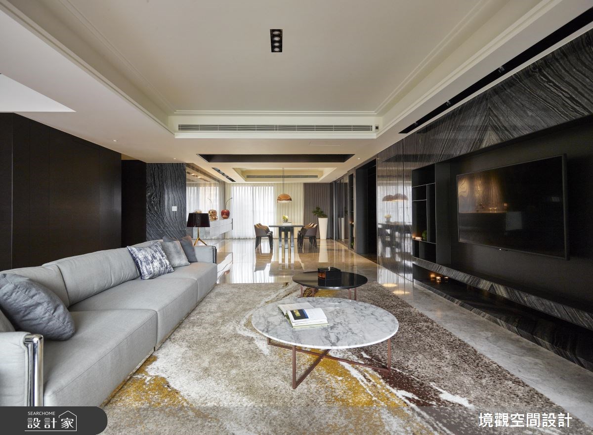 120坪新成屋(5年以下)＿現代風客廳案例圖片＿境觀空間設計＿境觀_15之2