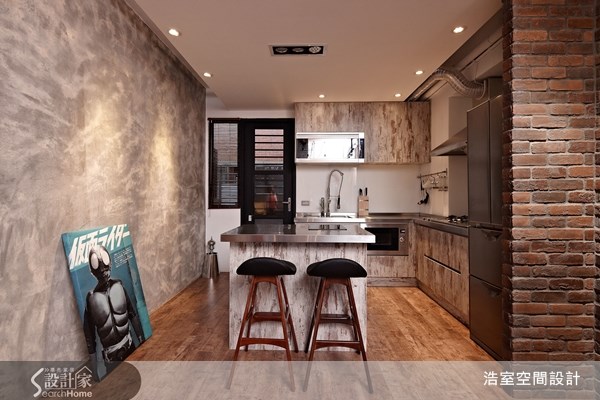 17坪老屋(16~30年)＿工業風廚房案例圖片＿浩室設計＿浩室_06之9