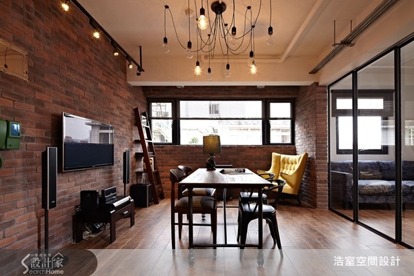 17坪老屋(16~30年)＿工業風客廳案例圖片＿浩室設計＿浩室_06之4
