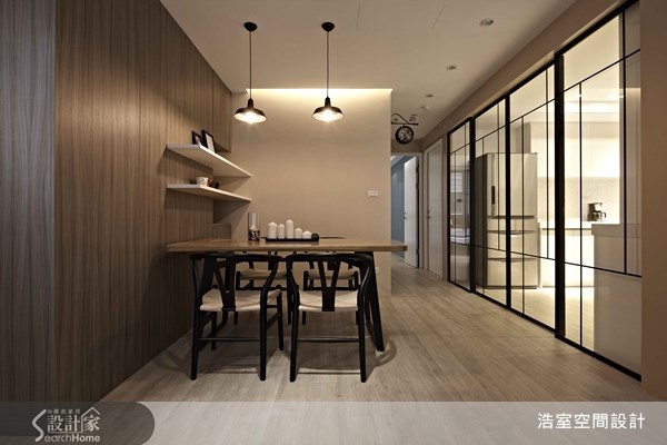 45坪新成屋(5年以下)＿北歐風餐廳廚房走廊案例圖片＿浩室設計＿浩室_07之8