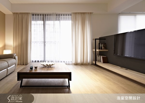 45坪新成屋(5年以下)＿北歐風客廳案例圖片＿浩室設計＿浩室_07之5