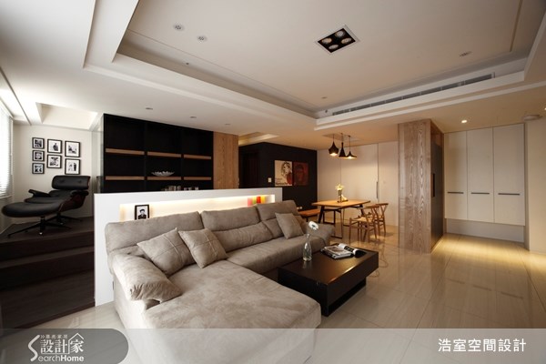 40坪新成屋(5年以下)＿北歐風玄關客廳案例圖片＿浩室設計＿浩室_05之5