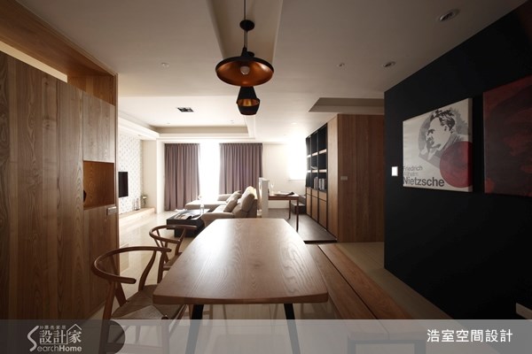 40坪新成屋(5年以下)＿北歐風客廳餐廳案例圖片＿浩室設計＿浩室_05之8