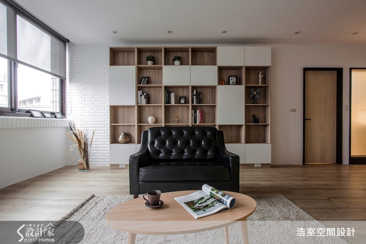 70坪老屋(16~30年)＿混搭風客廳案例圖片＿浩室設計＿浩室_美人心計之13