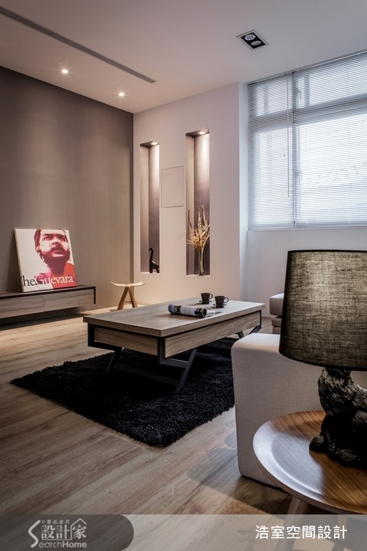 70坪老屋(16~30年)＿混搭風客廳案例圖片＿浩室設計＿浩室_美人心計之2