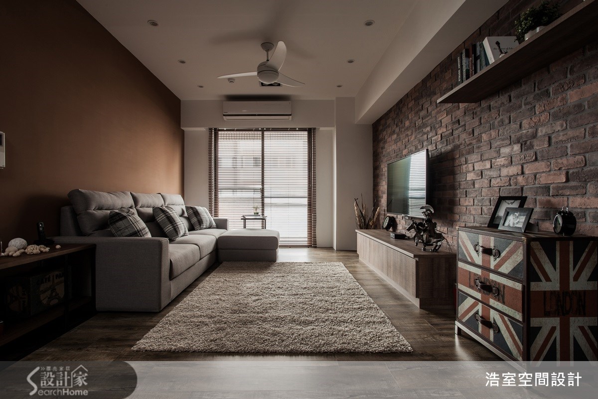 25坪老屋(16~30年)＿美式風客廳案例圖片＿浩室設計＿浩室_閣樓表情之6