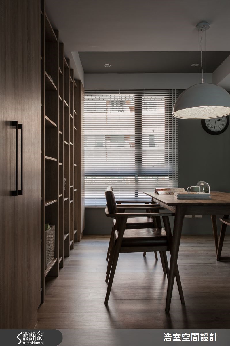 25坪新成屋(5年以下)＿現代風書房案例圖片＿浩室設計＿浩室_雅韻靜居 純粹空間之8