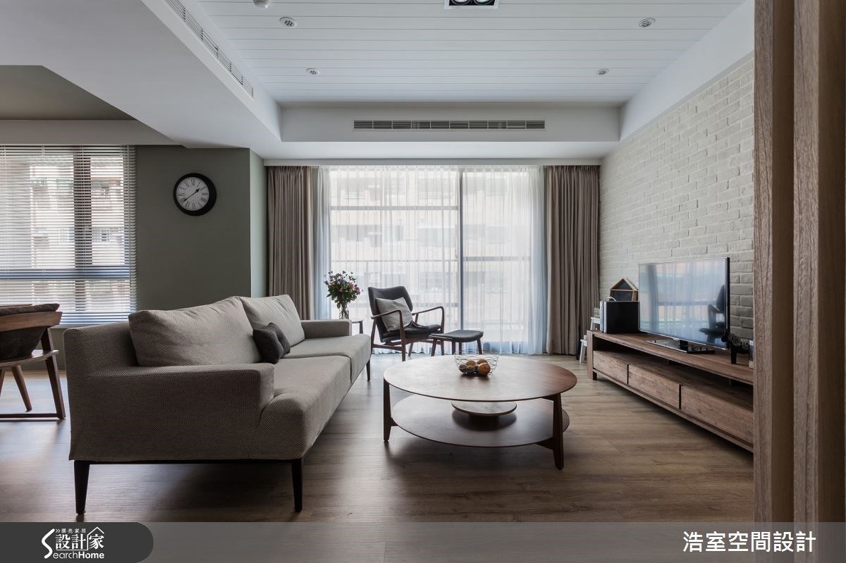 25坪新成屋(5年以下)＿現代風客廳案例圖片＿浩室設計＿浩室_雅韻靜居 純粹空間之9