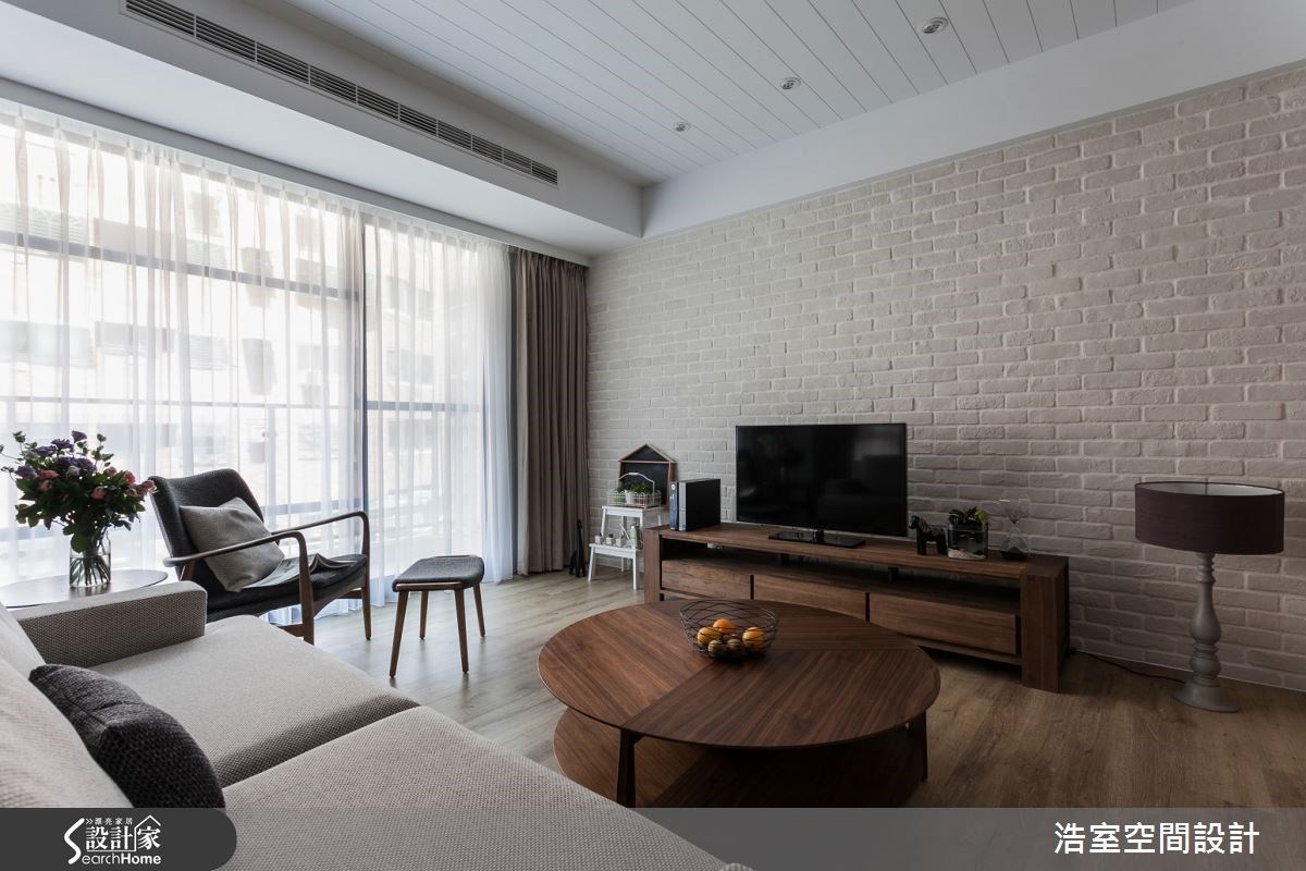 25坪新成屋(5年以下)＿現代風客廳案例圖片＿浩室設計＿浩室_雅韻靜居 純粹空間之10