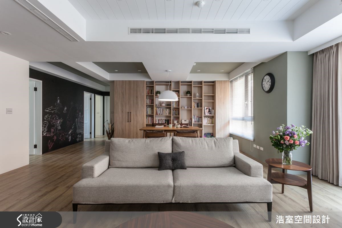 25坪新成屋(5年以下)＿現代風客廳案例圖片＿浩室設計＿浩室_雅韻靜居 純粹空間之11