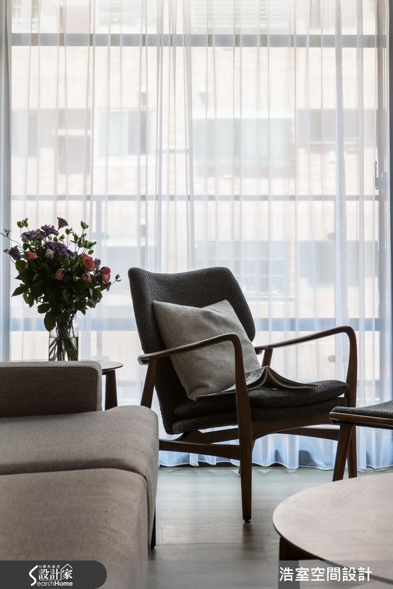 25坪新成屋(5年以下)＿現代風客廳案例圖片＿浩室設計＿浩室_雅韻靜居 純粹空間之12