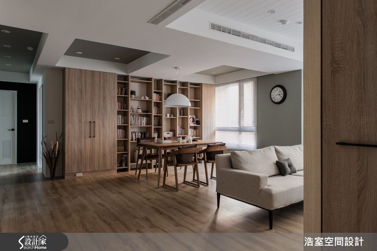 25坪新成屋(5年以下)＿現代風客廳案例圖片＿浩室設計＿浩室_雅韻靜居 純粹空間之14