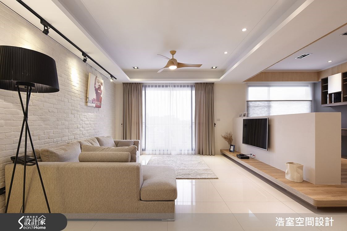 60坪新成屋(5年以下)＿北歐風客廳案例圖片＿浩室設計＿浩室_加溫‧家溫之1