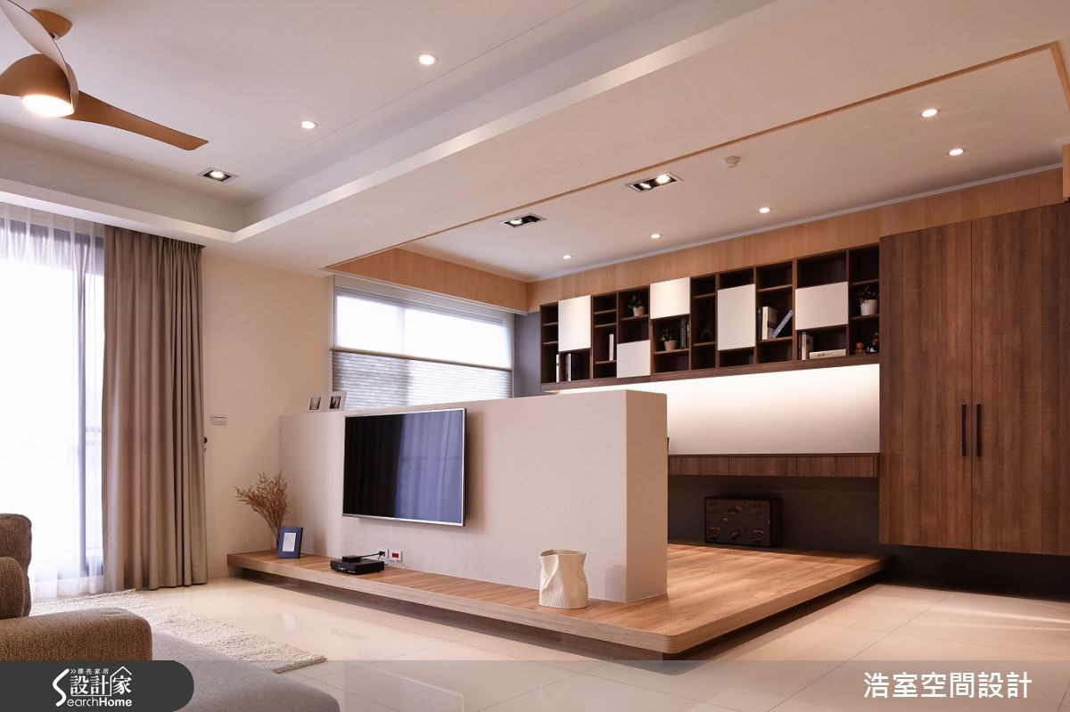 60坪新成屋(5年以下)＿北歐風客廳案例圖片＿浩室設計＿浩室_加溫‧家溫之2