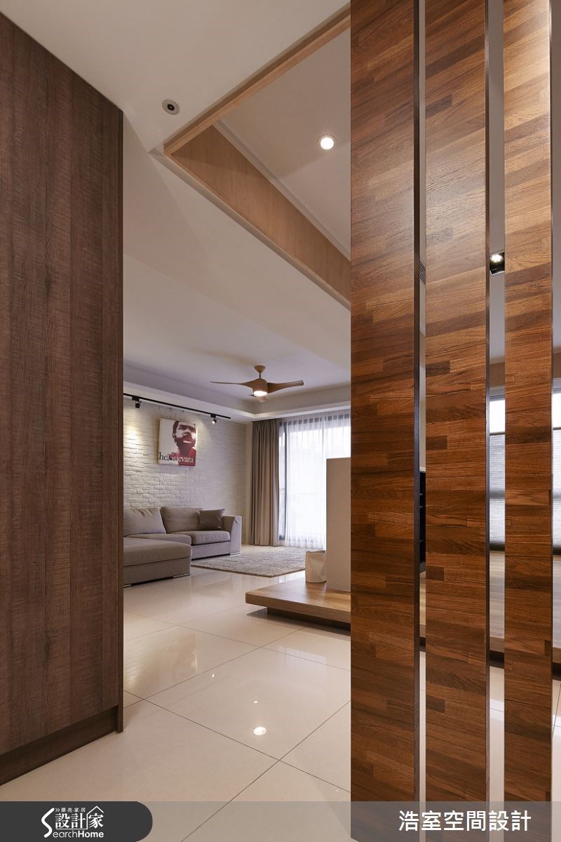 60坪新成屋(5年以下)＿北歐風玄關案例圖片＿浩室設計＿浩室_加溫‧家溫之5