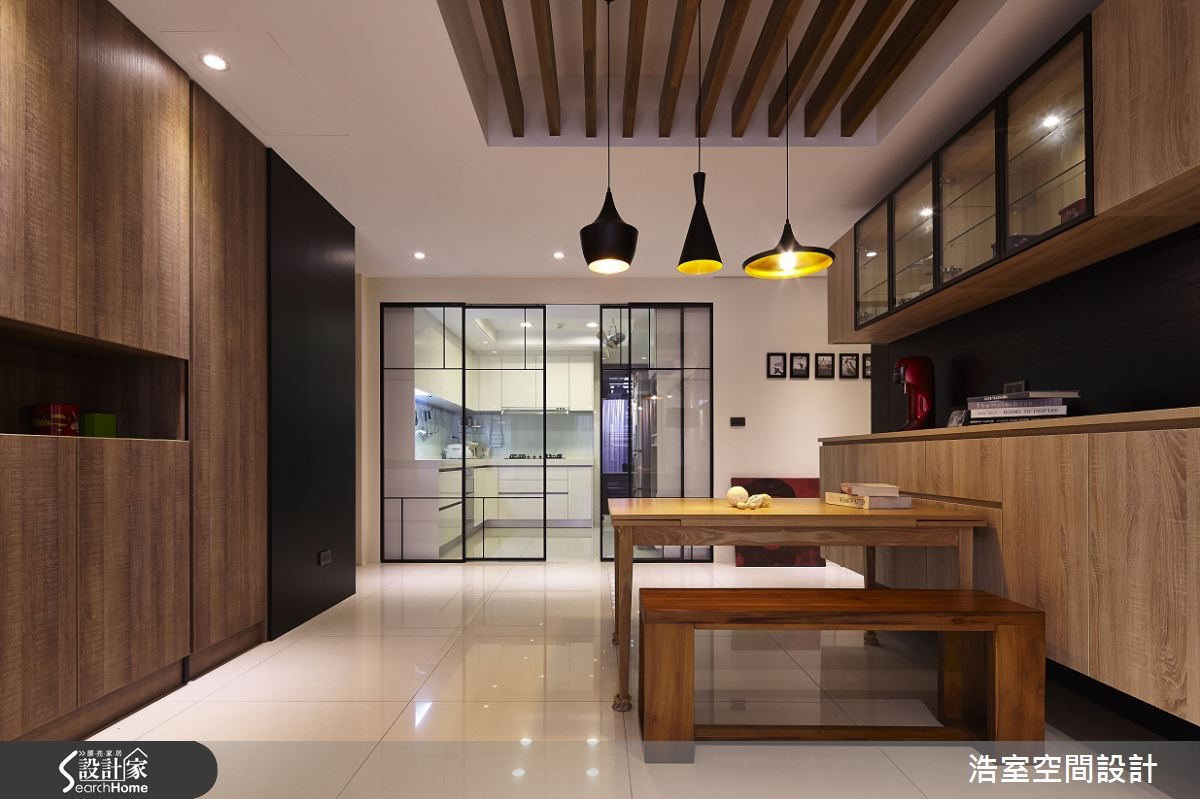 60坪新成屋(5年以下)＿北歐風餐廳案例圖片＿浩室設計＿浩室_加溫‧家溫之9