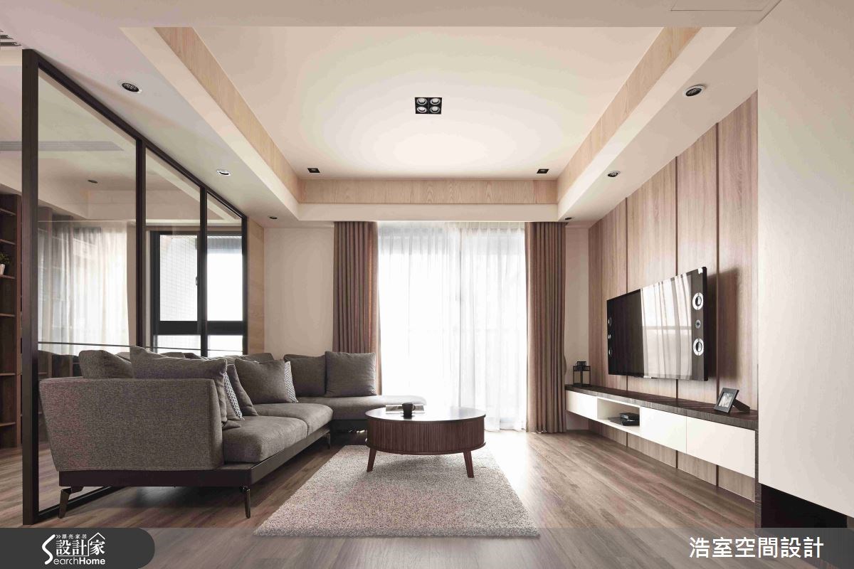 35坪新成屋(5年以下)＿現代風客廳案例圖片＿浩室設計＿浩室_14之3